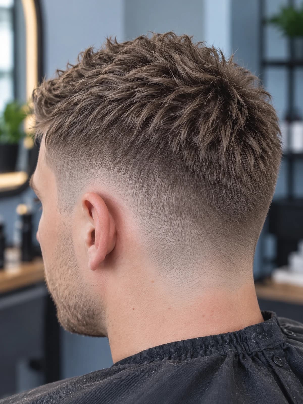 Detail plynulého přechodu fade zezadu